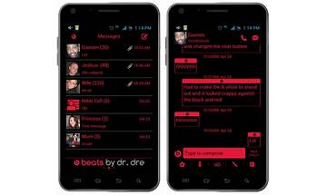 Red Black GO SMS Theme for Android - Download the APK from Habererciyes